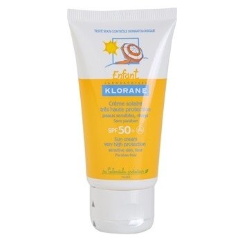 Klorane Enfant Sun Cream opalovací krém pro děti SPF50+ 50 ml