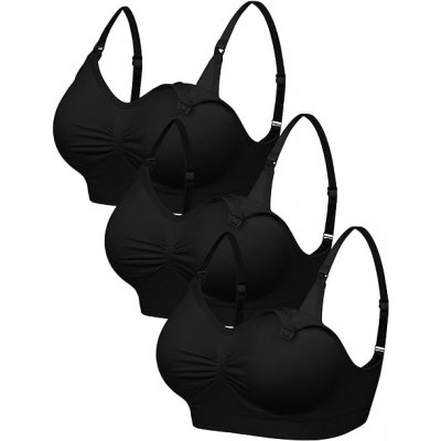 Kojící podprsenky 3ks Černá – Zboží Mobilmania