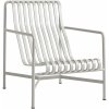 Zahradní židle a křeslo HAY Křeslo Palissade Lounge Chair High, sky grey