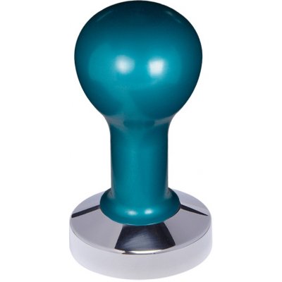 Buna Café Tamper kov modrý, nerez lesk, plochý 58,55 mm – Sleviste.cz