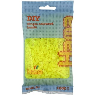 Hama MIDI Zažehlovací korálky 1000 ks - neonově žluté – Sleviste.cz