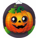 Lampion 25cm kulatý HALLOWEEN dýně (2) LUMA – Sleviste.cz