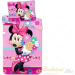 Jerry Fabrics Povlečení Minnie Bows and flowers 140x200 70x90 – Zboží Mobilmania