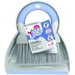Stop Smetáček + lopatka ANTIBAKTERIE s gumou 22 x 31 cm 26 x 3,5 cm chlup 5,5 cm plast – HobbyKompas.cz