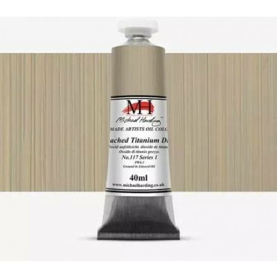 Michael Harding olejové barvy 40 ml unbleached titanium dioxide 117 – Hledejceny.cz
