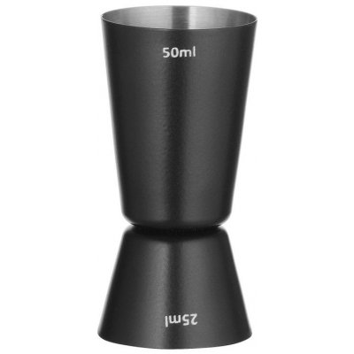 Odměrka, Bar up, 25ml / 50ml, Černá, ø45x(H)86mm – Sleviste.cz