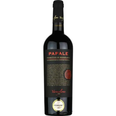 Varvaglione Primitivo di Manduria Papale DOP 14% 0,75 l (holá láhev) – Hledejceny.cz