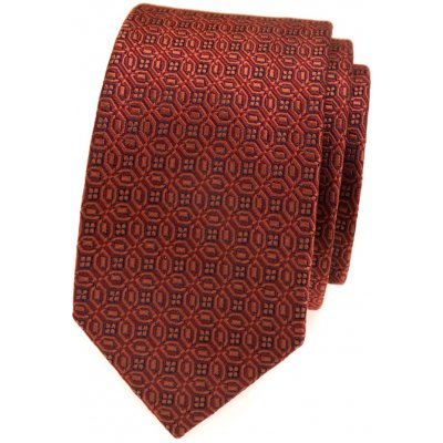 Avantgard Kravata Slim Lux 571-22274 skořicová/hnědá – Sleviste.cz