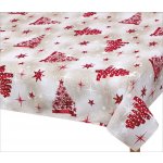 Brotex Vánoční ubrus Stromek červený 120x140cm – Sleviste.cz