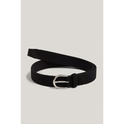Gant ELASTIC BRAIDED BELT černá – Zboží Dáma