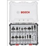 Bosch Smíšená sada tvarových fréz s vřetenem Ø 6 mm, 15 ks, smíšené 2607017471 – Zbozi.Blesk.cz
