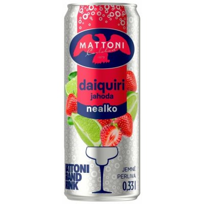 Mattoni Daiquiri jahoda nealko jemně perlivá 0,33 l – Zbozi.Blesk.cz