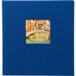 Zlatábuch Fotoalbum Bella Vista modré 30x31 cm 60 černých stran – Zboží Živě