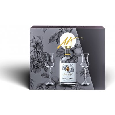 Anton Kaapl Hruškovice Williams 47% 0,5 l (dárkové balení 2 sklenice) – Zboží Dáma