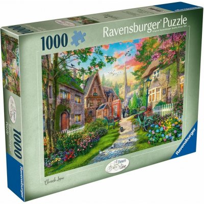 RAVENSBURGER Church Lane 1000 dílků – Zboží Mobilmania
