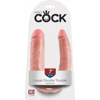 King Cock Large Double Trouble - Pipedream