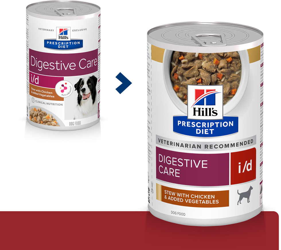 Hill’s Prescription Diet Adult Dog I/D Digestive Care Stew Chicken & Vegetables 354 g