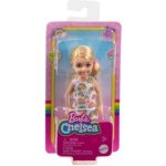 Barbie Club Chelsea Mini Girl Doll Blonde Wearing RainbowPrint Dress And Yellow Shoes – Zbozi.Blesk.cz