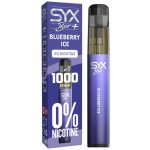 Syx Bar Blueberry Ice Zero 0 mg 1000 potáhnutí – Zboží Dáma