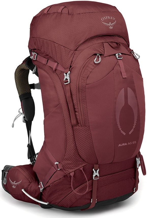 Osprey Aura AG 65l berry sorbet red