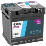 Exide AGM 12V 50Ah 570A EK500 – Sleviste.cz