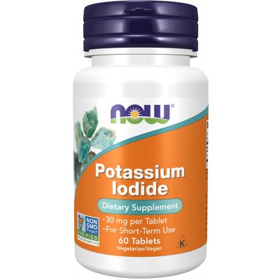 Now Foods Foods Potassium Iodide 30mg 60 tablet – Hledejceny.cz