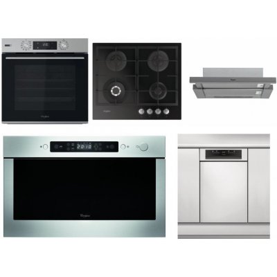 Set Whirlpool OMSK58HU1SX + GOFL 629/NB + AKR 749/1 IX + AMW 439 IX + WSBO 3O34 PF X – Zboží Mobilmania