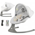 KINDERKRAFT Lehátko houpací s melodií 2v1 Lumi, do 9 kg, Premium Light Grey – Zboží Mobilmania