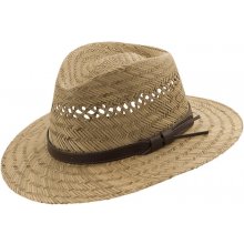 Krumlovanka slaměný klobouk Fedora Fa-40259 natural