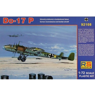 RS Models Dornier Do 17P German reconn.&bomber aircraft 92108 1:72