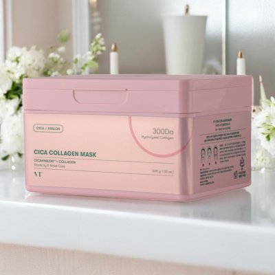 VT Cosmetics - CICA Collagen Mask - Sada zpevňujících masek - 30ks/320g – Zboží Dáma