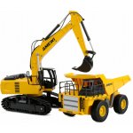 Amewi RC Sada 2 v 1 RC sklápěč dumper a RC pásový bagr, 9 kanálů, RTR v měřítku 1:24 – Zboží Dáma
