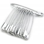 Spínací špendlíky délka 45 mm Varianta: nikl, Balení: 5 svaz. – Zboží Dáma