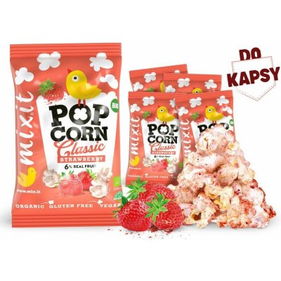 Mixit BIO popcorn do kapsy Jahoda 13 g – Hledejceny.cz