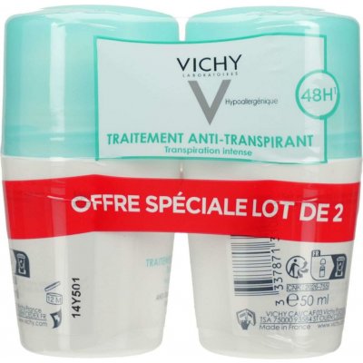 Vichy Anti-Perspirant Treatment roll-on deodorant 2 x 50 ml – Zboží Mobilmania