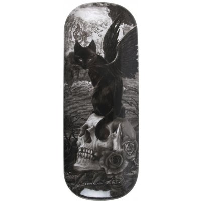 pouzdro na brýle s kočkou a lebkou – Hledejceny.cz