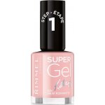 Rimmel London Super Gel By Kate Lak na nehty barevný gelový lak 021 New Romantic 12 ml – Zboží Dáma