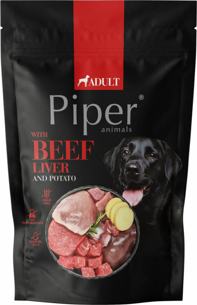 Piper Hovězí s játry a bramborami 0,5 kg