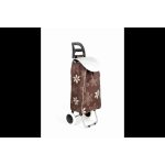 Brilanz Taška nákupní na kolečkách CARRIE hnědý květ – Zboží Dáma