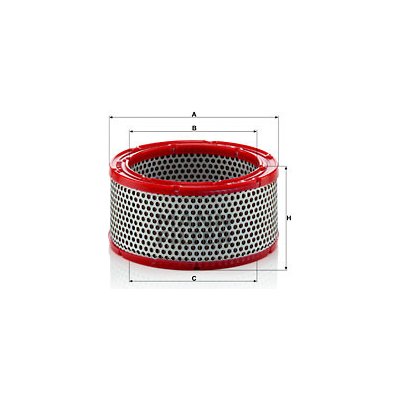 Vzduchový filtr MANN-FILTER C 1633/1 (C1633/1) – Hledejceny.cz