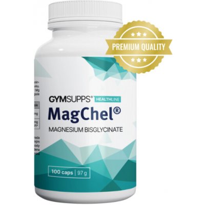 GymSupps MagChel Magnesium Bisglycinate 100 kapslí – Hledejceny.cz