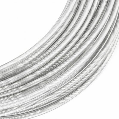 Ocelové lanko potažené PVC nerezové V4A 2/3mm 40m – Hledejceny.cz