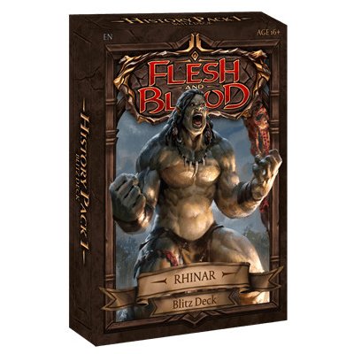 Flesh and Blood TCG History Pack 1 Blitz Deck Rhinar – Hledejceny.cz