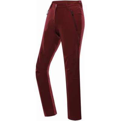 Alpine Pro Nutta dámské softshellové kalhoty červené – Zboží Mobilmania