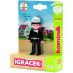 Efko IGRÁČEK Kominík figurka 7,5cm s doplňky v krabičce stavebnice – Zboží Dáma