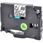 Kompatibilní páska s Brother TZ-M31/TZe-M31 12 mm x 8 m černý matný tisk/průhledný podklad – Zboží Živě