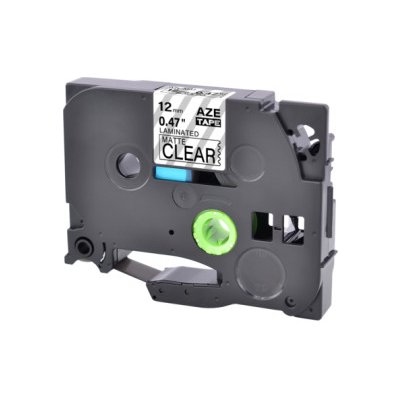 Kompatibilní páska s Brother TZ-M31/TZe-M31 12 mm x 8 m černý matný tisk/průhledný podklad – Zboží Živě