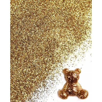 Třpytky glitrové do pryskyřice 10g světle zlaté – Zboží Dáma