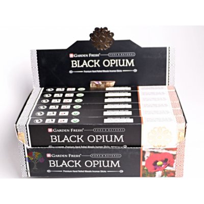 Garden Fresh indické vonné tyčinky Black opium 15 g