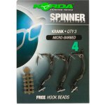 Korda Návazec Spinner Hook Section Krank vel.4 3 ks – Zboží Dáma